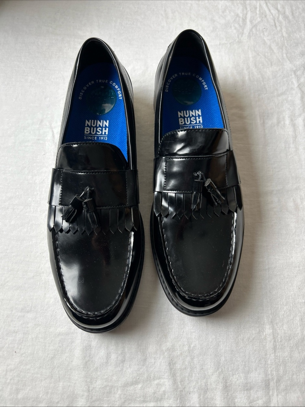 Nunn Bush Men’s Black Tassel Kiltie Loafers